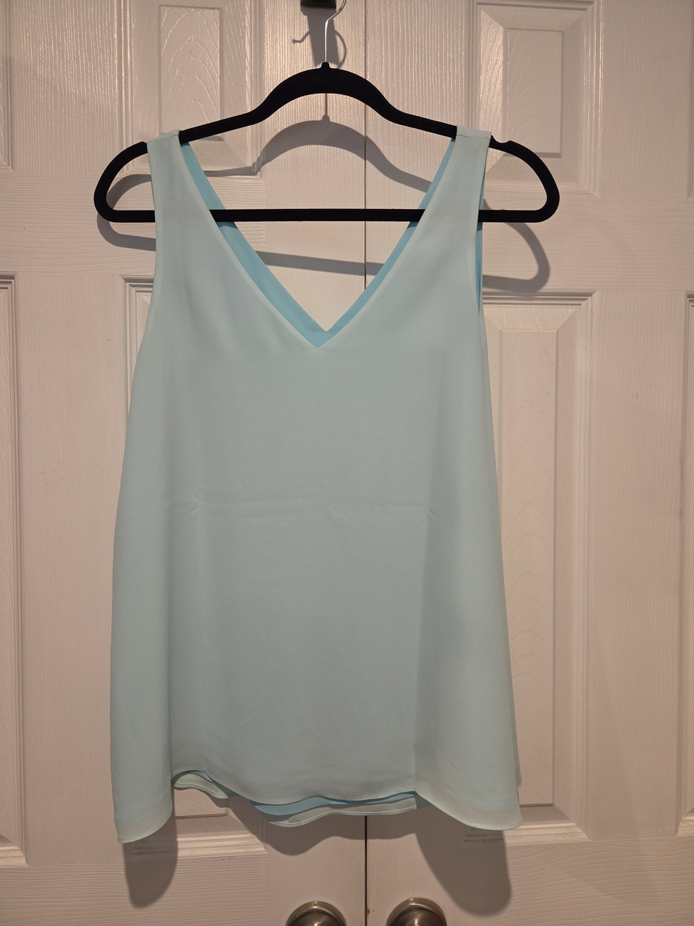 Lilly Pulitzer Pale Aqua V-Neck Camisole (Reversible)